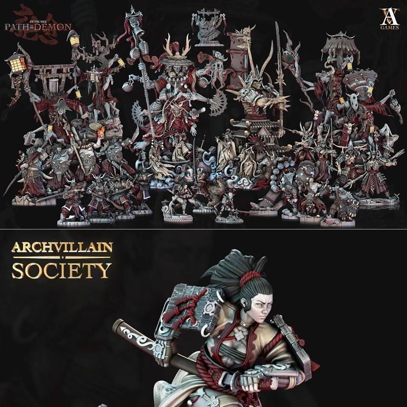 Archvillain Games《zetsumei》恶魔之路 3D打印模型 STL|Archvillain Games – Zetsumei – Path of the Demon March 2023 – 3D Print Model STL