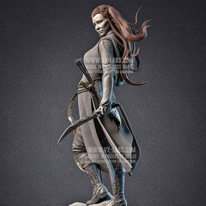 泰瑞尔《霍比特人》3D打印模型|Tauriel The Hobbit with – 3D Print Model STL