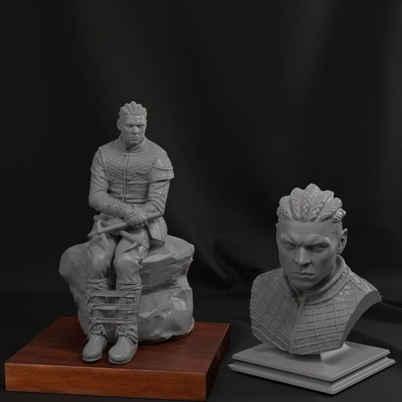 伊瓦尔·骨瘦 – 3D打印模型 STL|Ivar the Boneless – 3D Print Model STL
