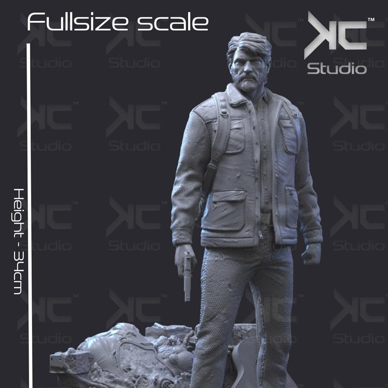 《最后生还者》乔尔角色3D打印模型|Joel – The Last of Us FanArt – Kc studio – 3D Print Model STL