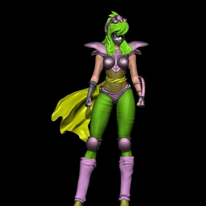 圣域战士 Shaina 3D打印模型|Shaina – Saint Seiya – 3D Print Model STL