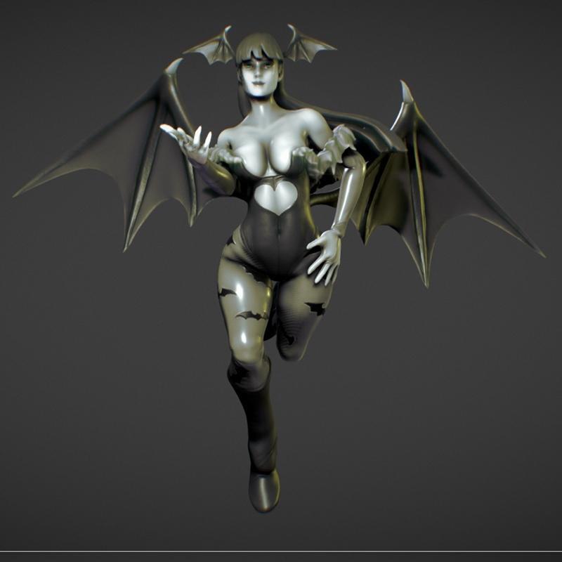 Morrigan Aensland 3D打印模型|Morrigan Aensland – 3D Print Model STL