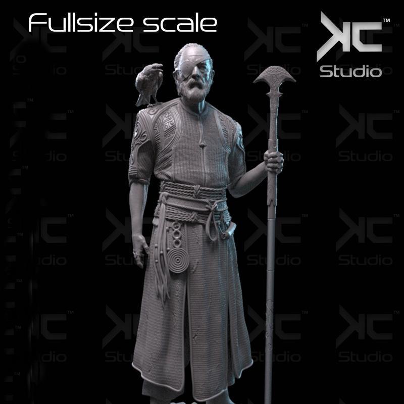 奥丁同人艺术作品 - Kc工作室 - 3D打印模型|Odin Fan Art – Kc studio – 3D Print Model STL