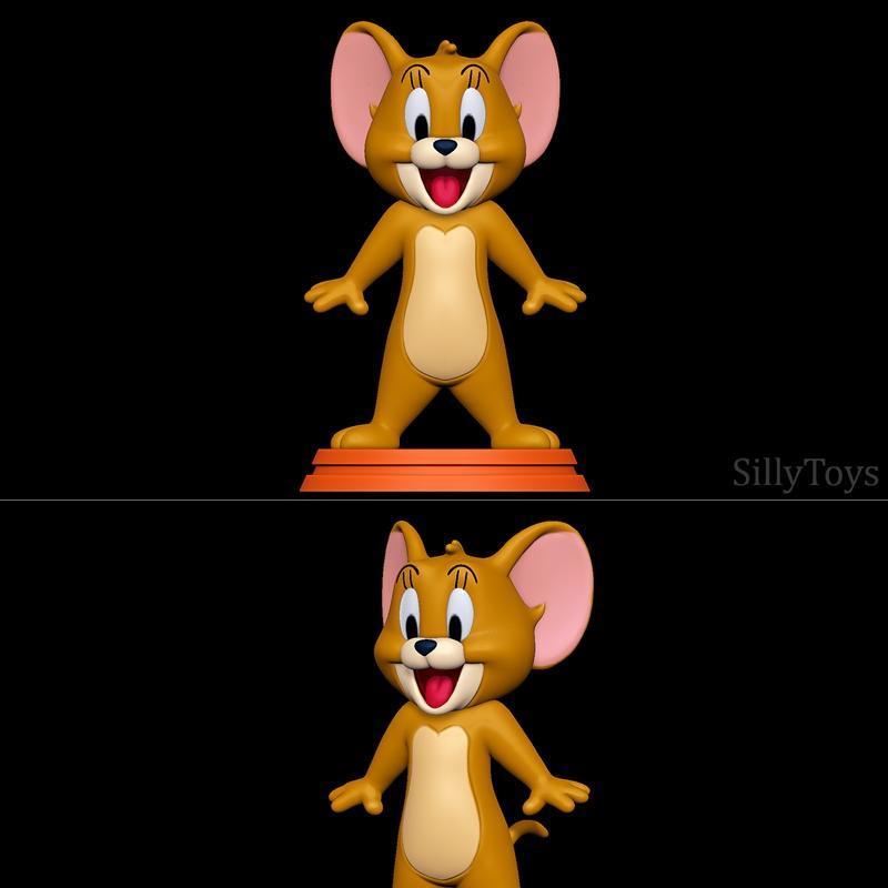 杰瑞与汤姆 3D打印模型 STL|Jerry Tom and Jerry – 3D Print Model STL