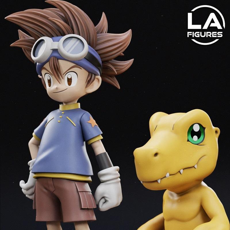 泰坦与阿古蒙 3D打印模型|Tai and Agumon – 3D Print Model STL
