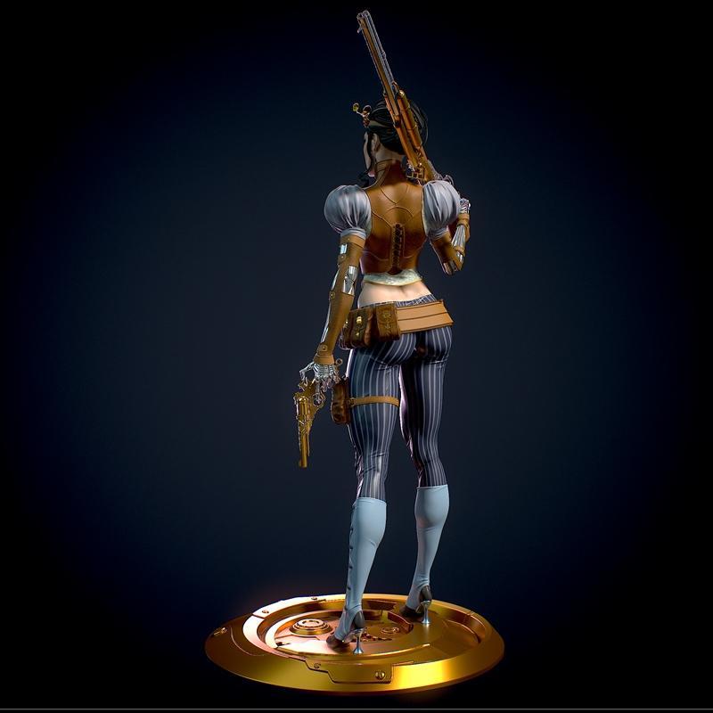Lady Mechanika 3D打印模型|Lady Mechanika – Yan-H – 3D Print Model STL