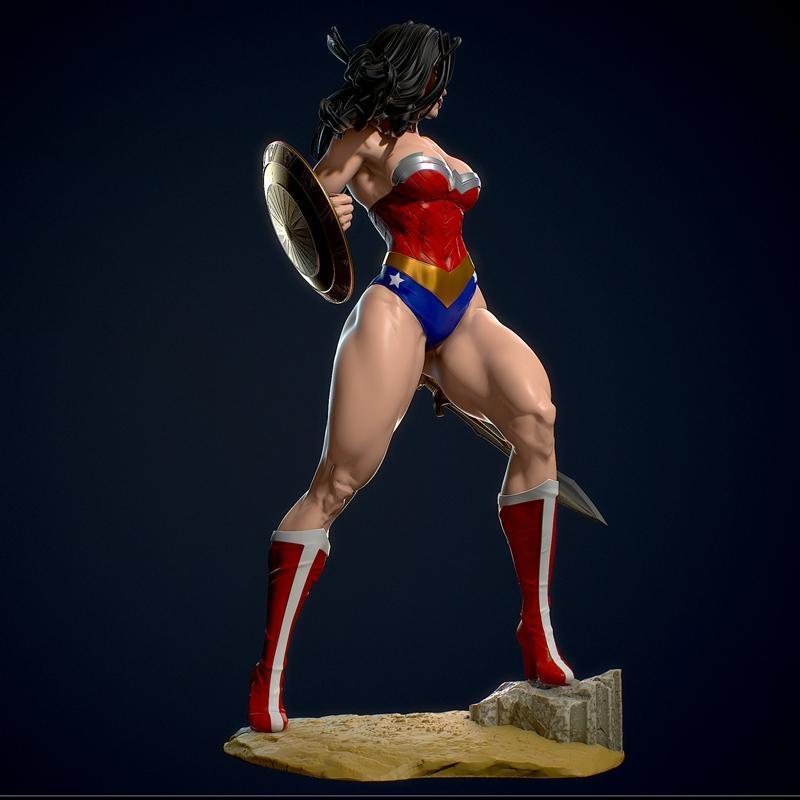 神奇女侠 - Yan-H - 3D打印模型|Wonder woman – Yan-H – 3D Print Model STL