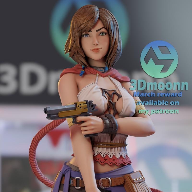 Yuna 3D打印模型|Yuna – 3Dmoonn – 3D Print Model STL