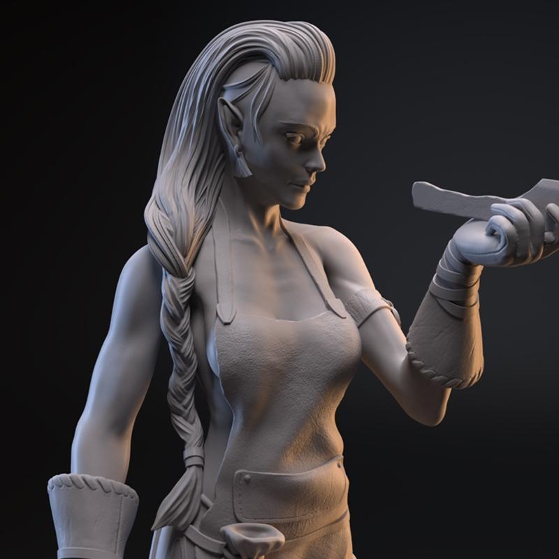 Mirdain - Gsculpt艺术 - 3D打印模型|Mirdain – Gsculpt Art – 3D Print Model STL