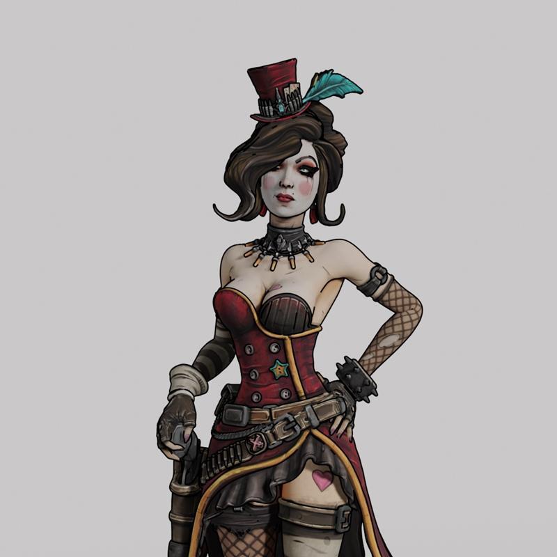 Mad Moxxi 地平线3D打印模型|Mad Moxxi Borderlands – 3D Print Model STL