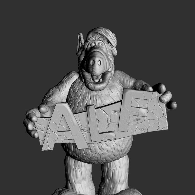 Alf 3D打印模型|Alf – 3D Print Model STL