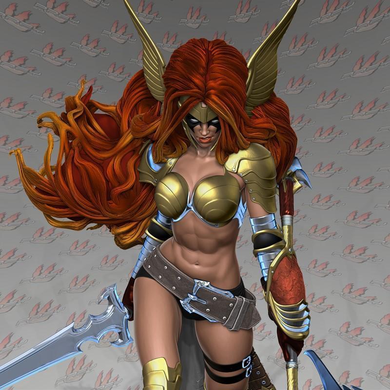 PREY系列作品 角色Angela Spawn 3D打印模型STL|PREY collection Studio – Angela Spawn – 3D Print Model STL