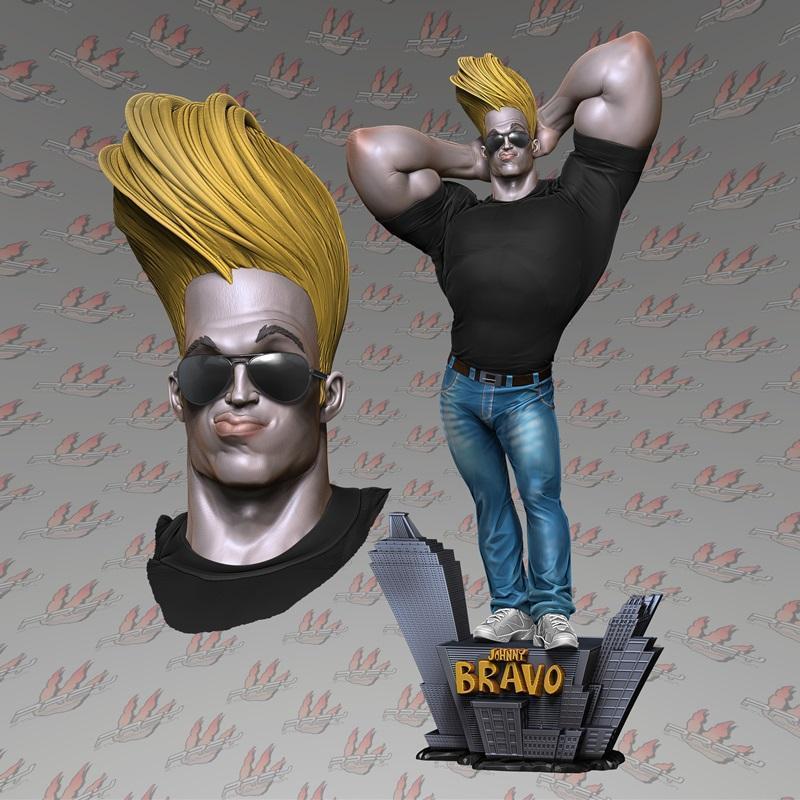 PREY系列 乔尼·布拉沃 3D打印模型 STL|PREY collection Studio – Johnny Bravo – 3D Print Model STL