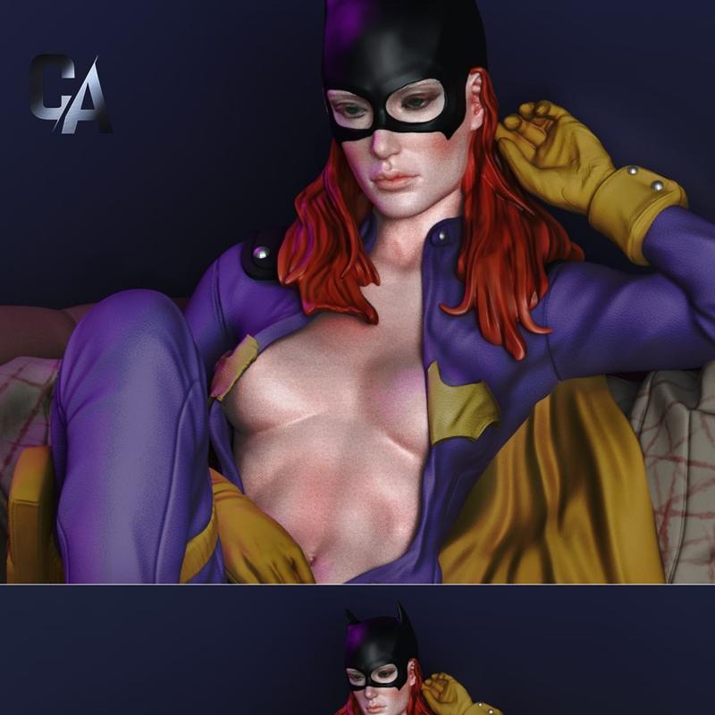 蝙蝠女孩 3D打印模型 STL|Batgirl – Ca 3d Studios – 3D Print Model STL