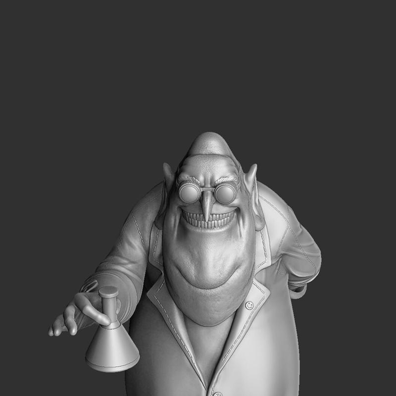 Dr Nefario 3D打印模型|Dr Nefario – 3D Print Model STL