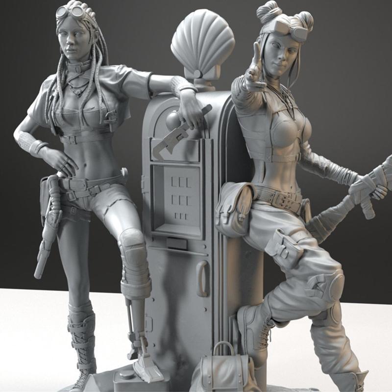 双子计划 - Gsculpt艺术 - 3D打印模型|The Twins Project – Gsculpt Art – 3D Print Model STL