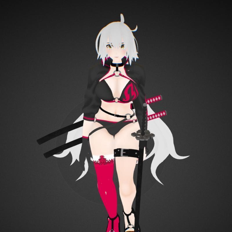 Jeanne Alter 贝塞尔克 3D打印模型|Jeanne Alter Berserker – 3D Print Model STL