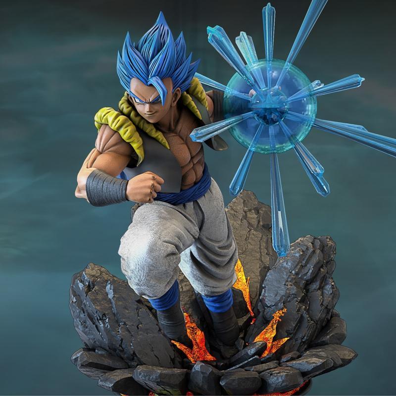 超蓝贝吉塔3D打印模型|Super Saiyan Gogeta – 3D Print Model STL