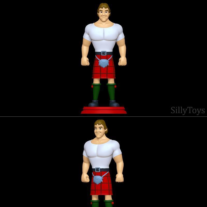 Roddy Piper 3D打印模型|Roddy Piper – 3D Print Model STL