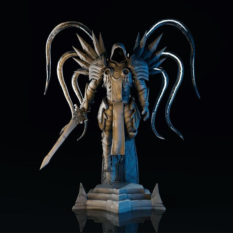迪亚布罗3D打印模型|Tyrael Figure – Diablo – 3D Print Model STL