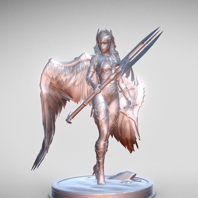 Satu - 默示录 - 3D打印模型|Satu – Lucifer – 3D Print Model STL