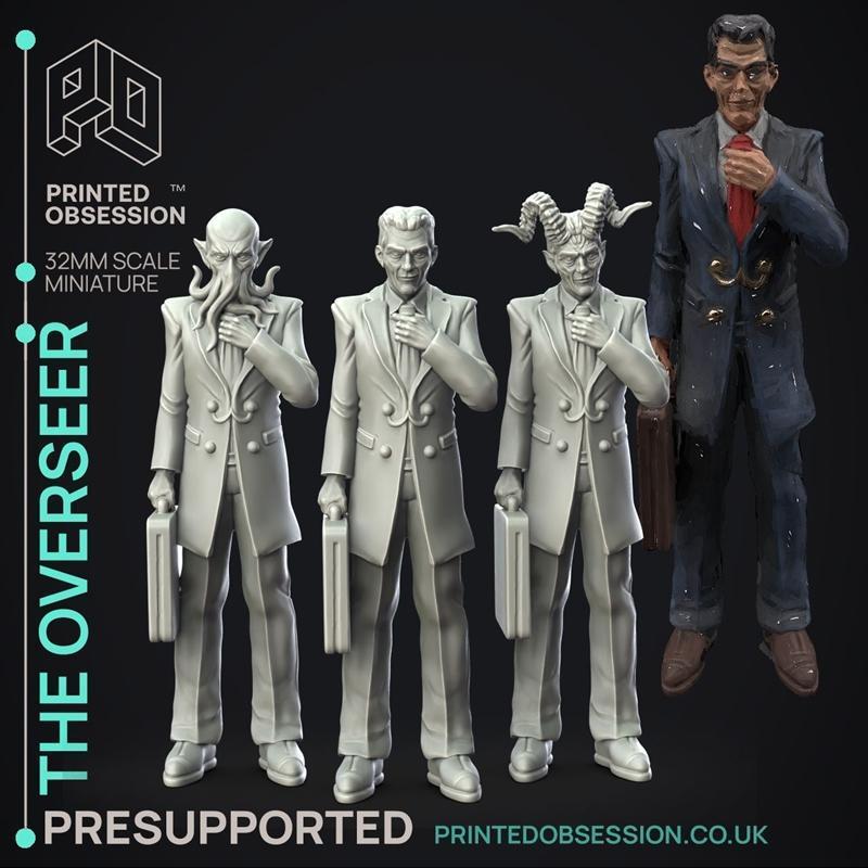地下清洁公司——监守者与纳娜·德里德 3D打印模型|Dungeon Cleaning Inc – The Overseer and Nana Drider – 3D Print Model STL