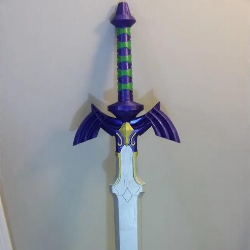 塞尔达传说 Master Sword 3D打印模型|Master Sword – Legend of Zelda – 3D Print Model STL