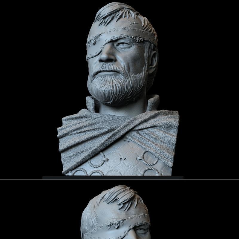 《权力的游戏》贝里克·唐德里昂 3D打印模型|Beric Dondarrion from Game of thrones – 3D Print Model STL