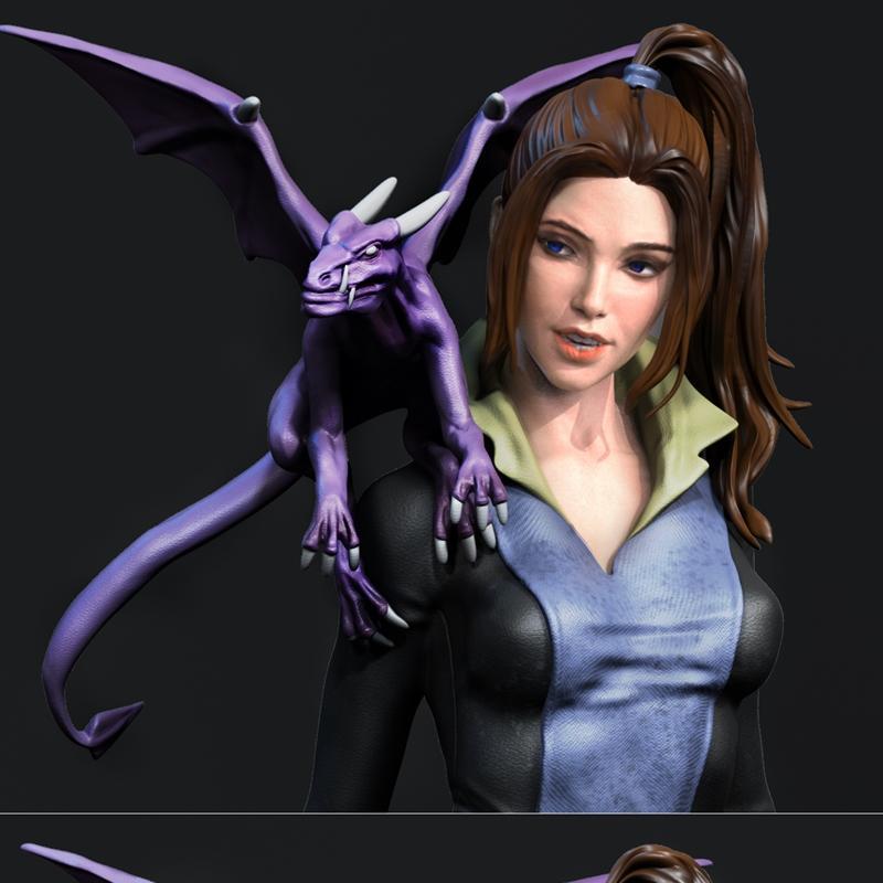 Kitty Pryde 3D打印模型|Kitty Pryde – 3D Print Model STL