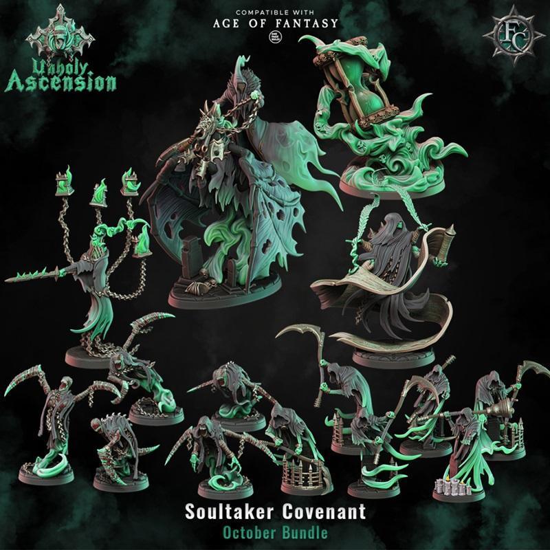 Fleshcraft Studio - 《灵魂之约》3D打印模型|Fleshcraft Studio – The Soultaker Covenant October 2022 – 3D Print Model STL