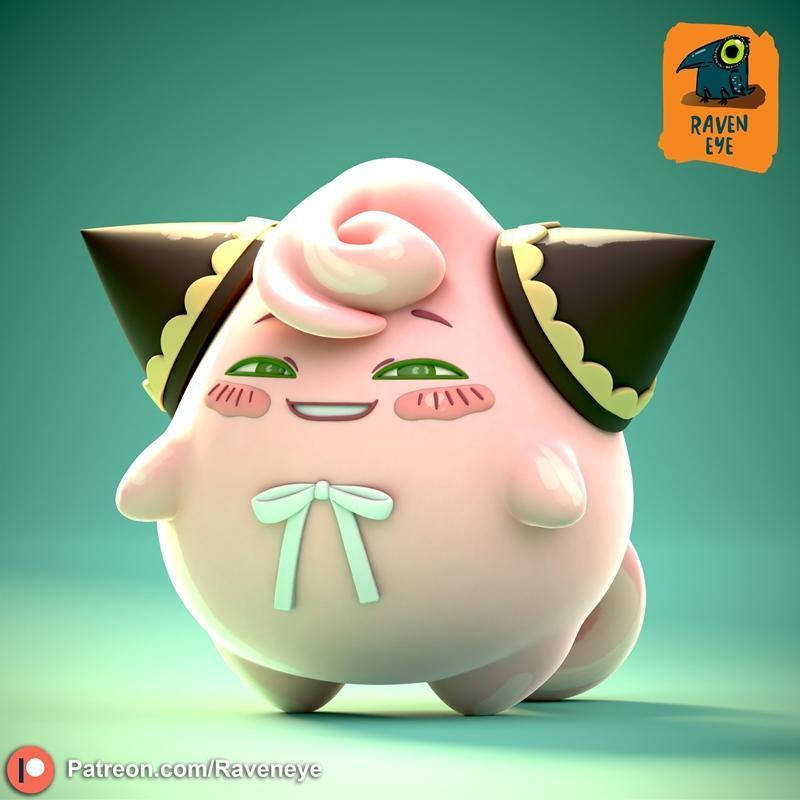 Anyaforged间谍家族 3D打印模型|Anya Cleffa (Anya Forger Spy – Family) – 3D Print Model STL