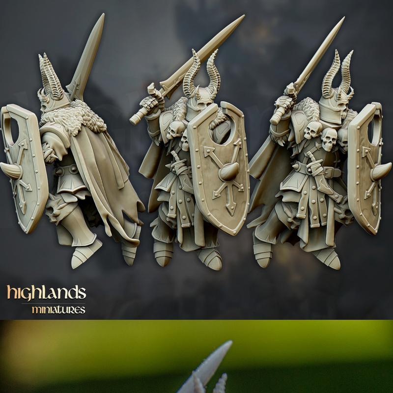 高加索迷你模型 - 多面手英雄 - 3D打印模型|Highlands Miniatures – Varyag Hero – 3D Print Model STL