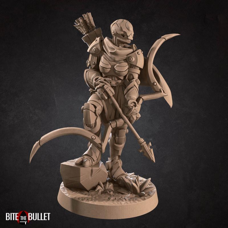 咬牙坚持——战forge游侠 3D打印模型|Bite the Bullet – Warforged Ranger 1 – 3D Print Model STL