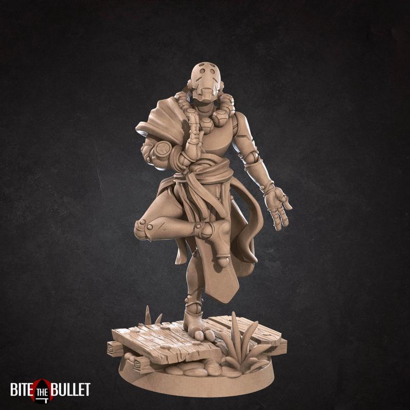 咬牙坚持——战争机器游侠·武僧 3D打印模型|Bite the Bullet – Warforged Monk – 3D Print Model STL