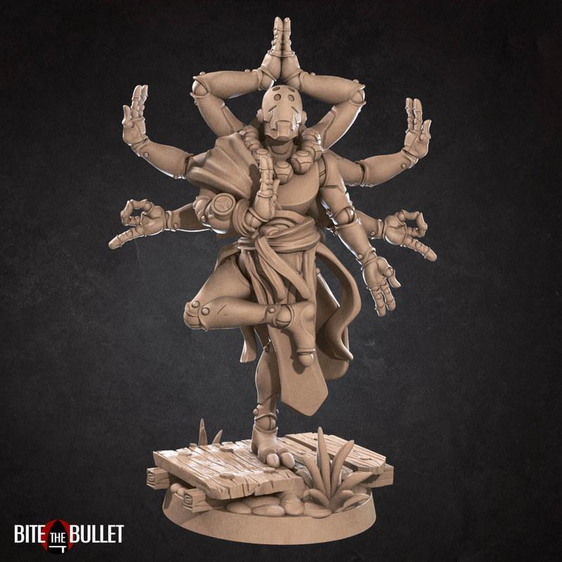 战锤法典：战甲游侠的超凡觉醒 3D打印模型|Bite the Bullet – Warforged Monk Transcendence – 3D Print Model STL