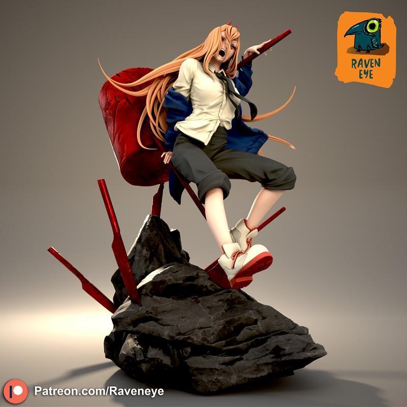 Raven Eye 3D打印机械锯链模型|Raven Eye – Power Chainsaw – 3D Print Model STL