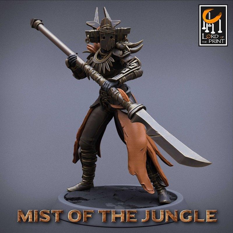丛林迷雾——游戏《迷雾之境》角色3D打印模型|Lord of the Print – Mist of the Jungle February 2023 – 3D Print Model STL