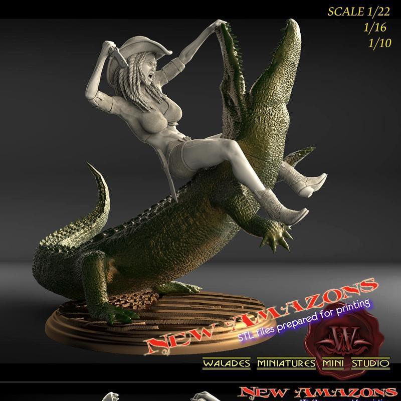 新亚马逊——3D打印模型|New Amazons – 3D Print Model STL