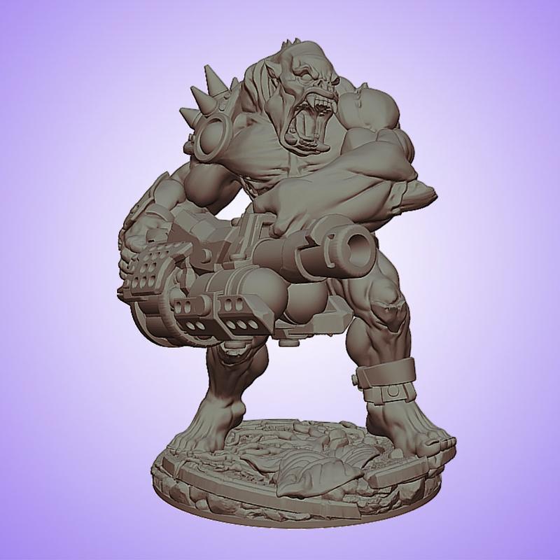 墨尔奇安麦卡托拉模型1/3 3D打印版|Dark Legion Mercurian Maculator Model 1 of 3 – 3D Print Model STL