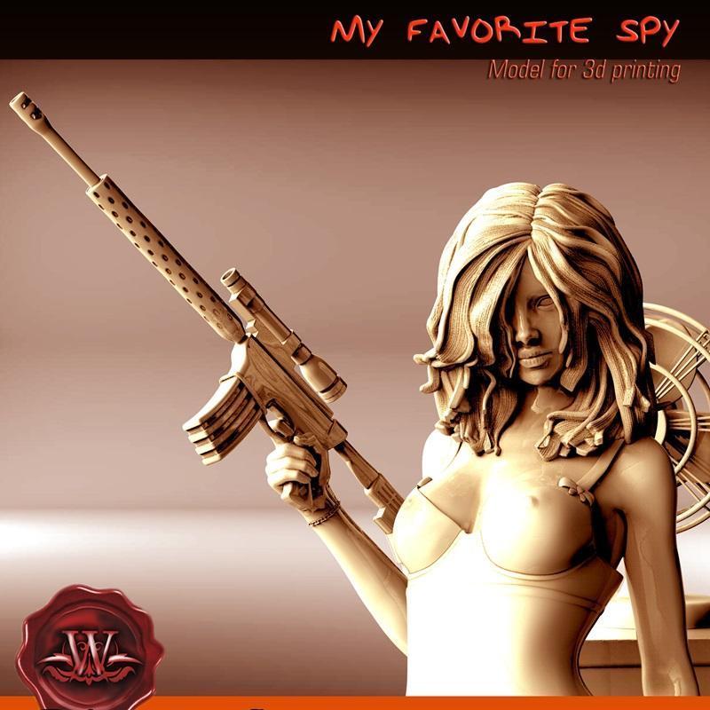 我最喜爱的间谍——3D打印模型|My favorite spy – 3D Print Model STL