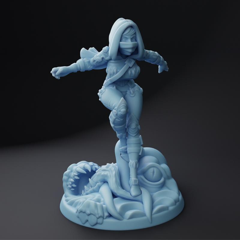 双女神迷你模型 2023年2月 3D打印STL文件|Twin Goddess Miniatures February 2023 – 3D Print Model STL