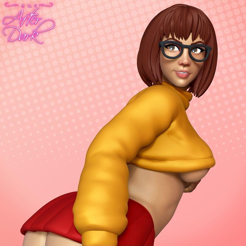 Velma 3D打印玩偶模型|Velma Pinup Statuette – 3D Print Model STL