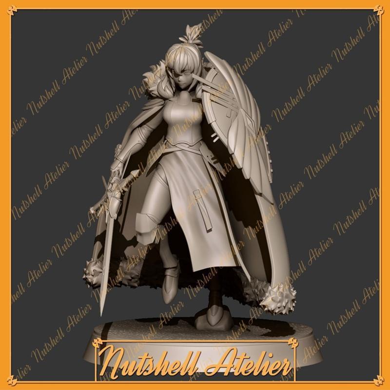 Nutshell Atelier - 法师 - 3D打印模型|Nutshell Atelier – Paladin – 3D Print Model STL
