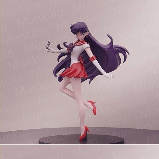 水星· Rei Hino 3D打印模型|Sailor Mars Rei Hino – 3D Print Model STL