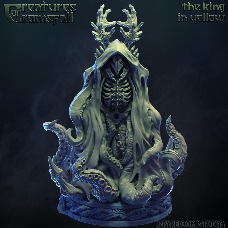 黄金之王 - 3D打印模型|King In Yellow – 3D Print Model STL