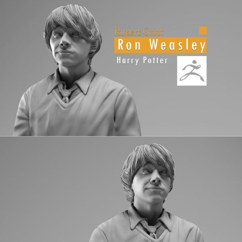 哈利波特罗恩韦斯莱3D打印模型|Rupert Grint – Ron Weasley – Harry Potter – 3D Print Model STL