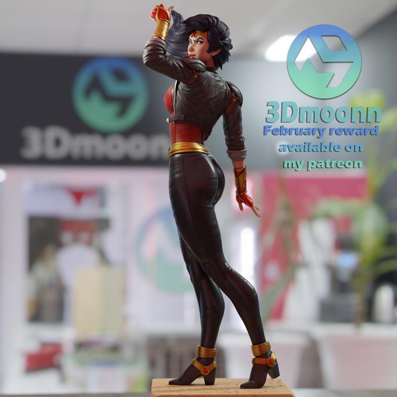 神奇女侠 3D打印模型|Wonder Woman – 3Dmoonn – 3D Print Model STL