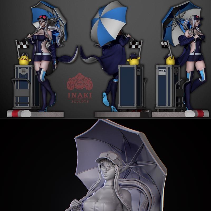 企业风之捕手——艾泽尔兰——Inaki创作的3D打印模型|Enterprise Wind Catcher – Azur Lane – Inaki Sculpts – 3D Print Model STL
