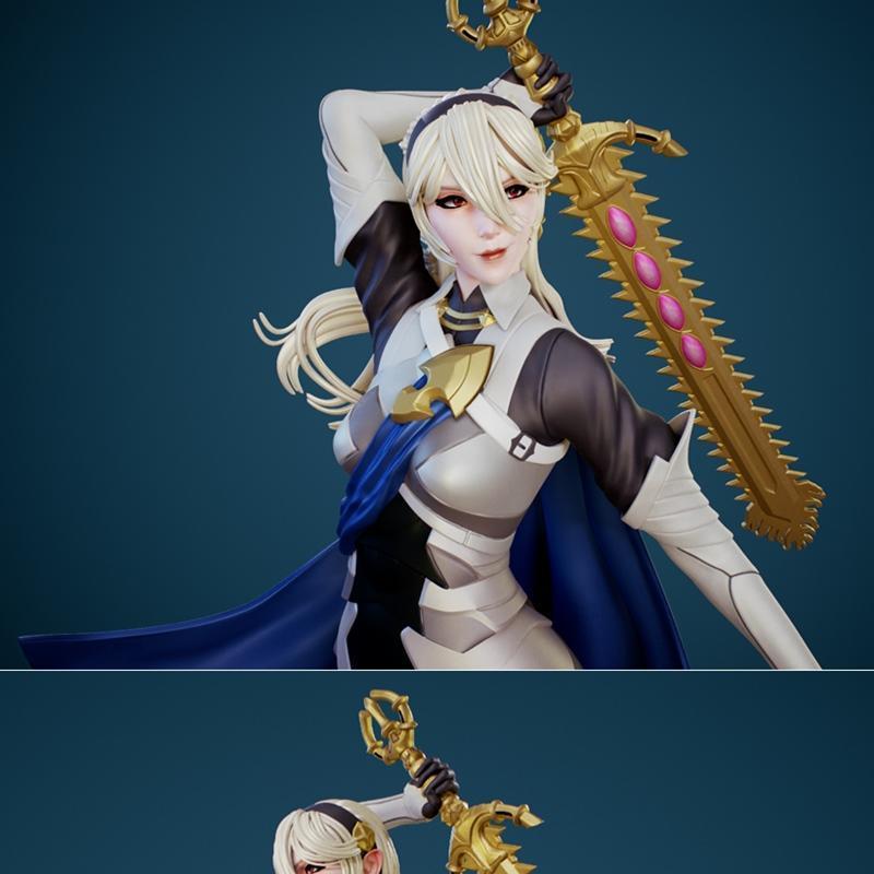 崔琳——火焰之纹——3D打印模型|Corrin – Fire Emblem – Inaki Sculpts – 3D Print Model STL
