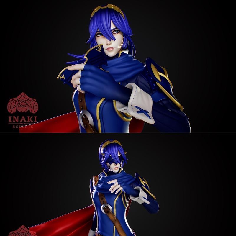 Lucina - 火纹英雄传 - 3D打印模型|Lucina – Fire Emblem – Inaki Sculpts – 3D Print Model STL